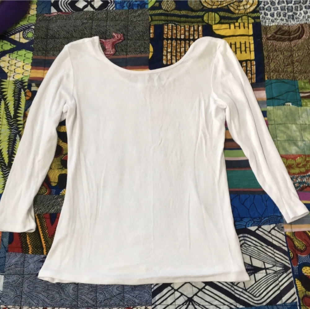Amour Vert Ribbed Scoop Neck Tee